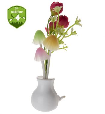 خرید چراغ خواب طرح گل مدل tb1