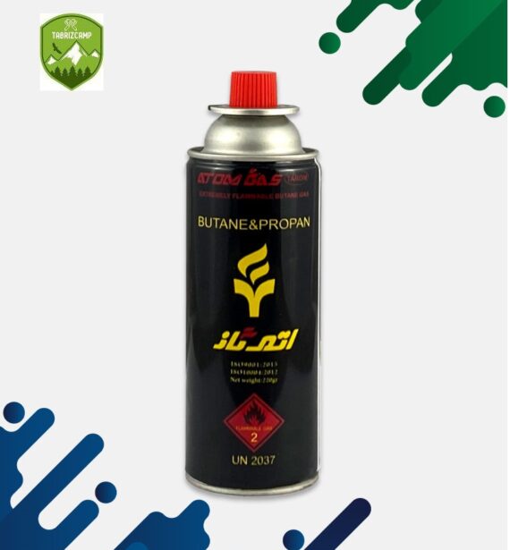 کپسول گاز سوپاپ دار 220 گرم اتم گاز